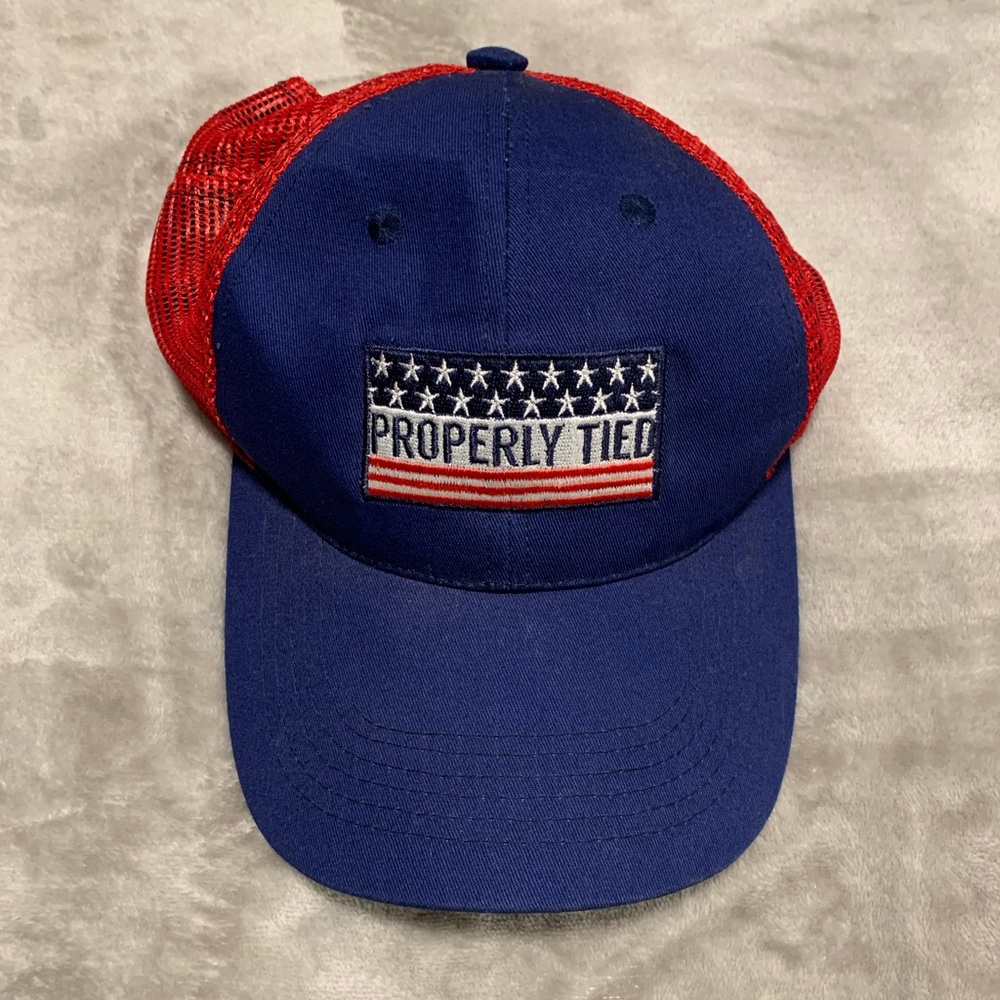Men’s properly tied cap